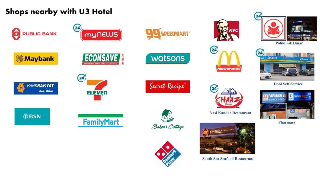 U3 Hotel Subang Jaya Exterior foto