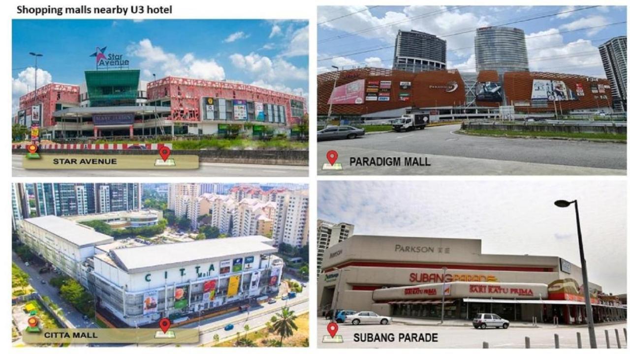 U3 Hotel Subang Jaya Exterior foto